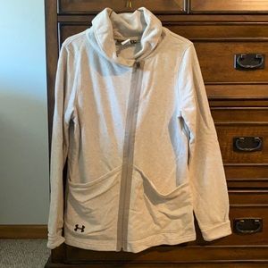 Under Armour asymmetrical zip sweatshirt.